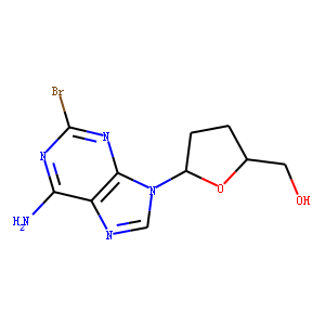  2-bromo-2',3'-dideoxyadenosine