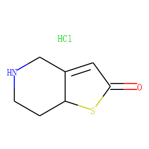 5,6,7,7a-Tetrahydrothieno[3,2-c]pyridinone Hydrochloride