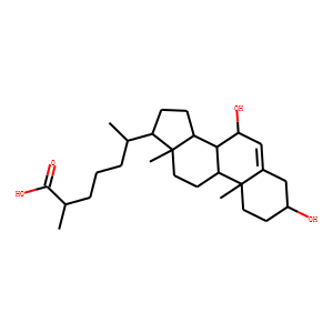 3,7-dihydroxy-5-cholestenoic acid