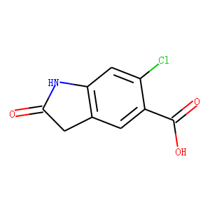 6-Chloro-2,3-dihydro-2-oxo-1H-indole-5-carboxylic Acid