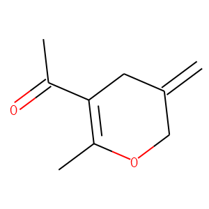 Ethanone, 1-(3,4-dihydro-6-methyl-3-methylene-2H-pyran-5-yl)- (9CI)