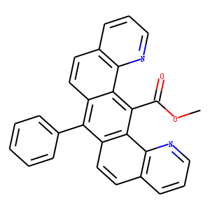 methyl 7-phenylbenzo(1,2-h-5,4-h')diquinoline-14-carboxylate