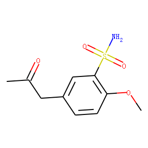 5-Acetonyl-2-methoxybenzenesulfonamide