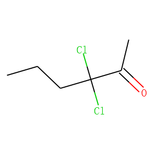 2-Hexanone,  3,3-dichloro-