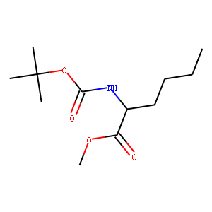 D-Norleucine, N-[(1,1-dimethylethoxy)carbonyl]-, methyl ester