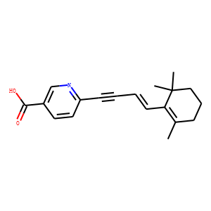 6-(4-(2,6,6-Trimethyl-1-cyclohexen-1-yl)-3-buten-1-ynyl)-3-pyridinecar boxylic acid