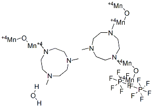 bis(N,N',N''-trimethyl-1,4,7-triazacyclononane)-trioxo-dimanganese (IV) di(hexafluorophosphate) m