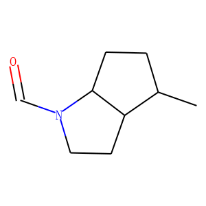 Cyclopenta[b]pyrrole-1(2H)-carboxaldehyde, hexahydro-4-methyl- (9CI)