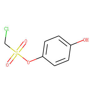 4-Hydroxyphenyl=chloromethanesulfonate