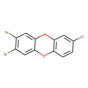 2-iodo-7,8-dibromodibenzo-1,4-dioxin
