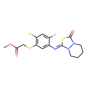 Methyl 2-[2-chloro-4-fluoro-5-[(3-oxo-5,6,7,8-tetrahydro-[1,3,4]thiadiazolo[3,4-a]pyridazin-1-yliden