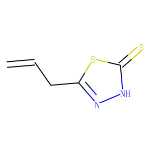 1,3,4-Thiadiazole-2(3H)-thione,  5-(2-propenyl)-  (9CI)