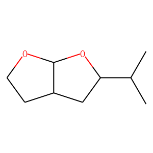 Furo[2,3-b]furan, hexahydro-2-(1-methylethyl)-, (2alpha,3aalpha,6aalpha)- (9CI)