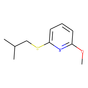 Pyridine, 2-methoxy-6-[(2-methylpropyl)thio]- (9CI)