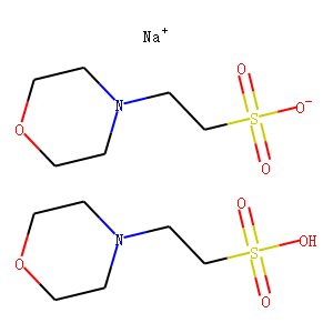 2-(N-Morpholino)ethanesulfonic acid hemisodium salt