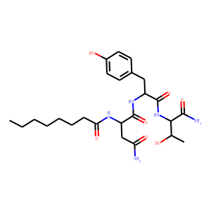 N-octanoyl-asparaginyl-tyrosyl-threoninamide
