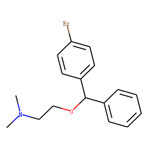 N-2-(4-bromobenzhydryloxy)ethyldimethylamine