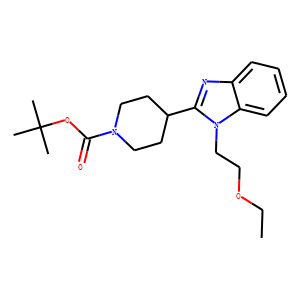 N-Boc 1-(2-Ethyoxyethyl)-2-(4-piperidinyl)-1H-benzimidazole