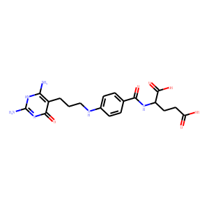 N-(4-((3-(2,4-diamino-1,6-dihydro-6-oxo-5-pyrimidinyl)propyl)amino)benzoyl)glutamic acid