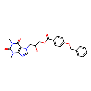 diprophyllinyl-4-benzyloxybenzoate