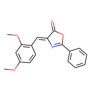 4-(2,4-DIMETHOXYBENZYLIDENE)-5-OXO-2-PHENYLOXAZOLINE