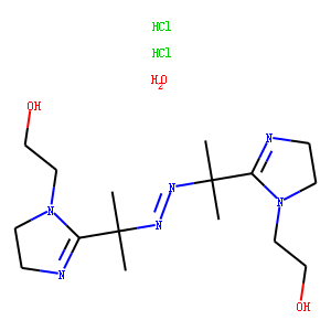  2,2'-AZOBIS[2-[1-(2-HYDROXYETHYL)-2-IMIDAZOLIN-2-YL]PROPANE] DIHYDROCHLORIDE MONOHYDRATE