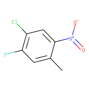 Benzene,  1-chloro-2-fluoro-4-methyl-5-nitro-