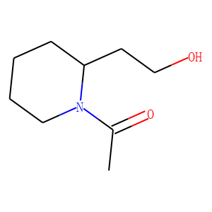 2-Piperidineethanol, 1-acetyl- (9CI)