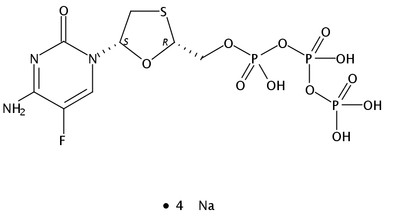 (-)-Emtricitabine Triphosphate Tetrasodium Salt