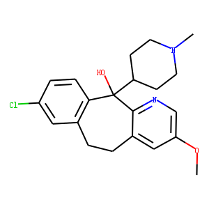 8-Chloro-3-methoxy-11-(1-methyl-4-piperidinyl)-6,11-dihydro-5H-benzo[5,6]-cyclohepta[1,2-b]pyridin-1