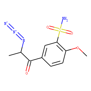 2-Azido-1-(4’-methoxy-3’-sulfonamidophenyl)-1-propanone