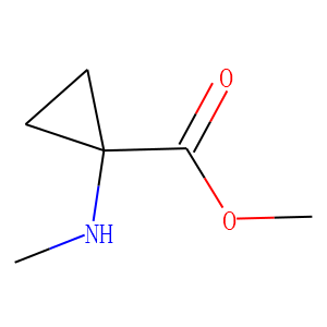 Cyclopropanecarboxylic acid, 1-(methylamino)-, methyl ester (9CI)