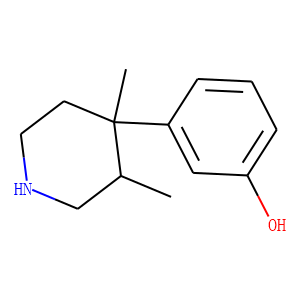(+)-(3R,4R)-3,4-DIMETHYL-4-(3-HYDROXYPHENYL)PIPERIDINE