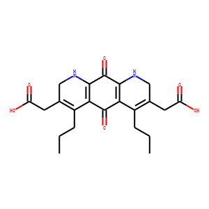 1,2,5,8,9,10-Hexahydro-5,10-dioxo-4,6-dipropylpyrido[3,2-g]quinoline-3,7-diacetic acid