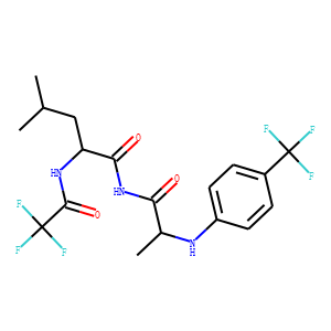(2S)-4-methyl-2-[(2,2,2-trifluoroacetyl)amino]-N-[(2S)-2-[[4-(trifluor omethyl)phenyl]amino]propanoy