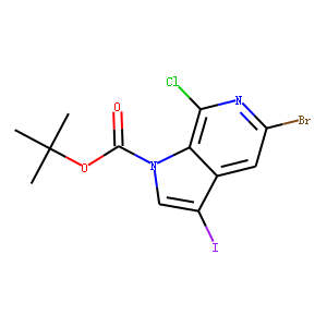 tert-Butyl 5-bromo-7-chloro-3-iodo-1H-pyrrolo[2,3-c]pyridine-1-carboxylate