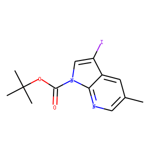 tert-Butyl 3-iodo-5-methyl-1H-pyrrolo-[2,3-b]pyridine-1-carboxylate