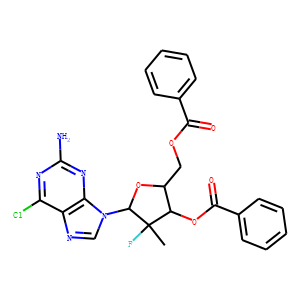 6-Chloro-9-[(2R)-3,5-di-O-benzoyl-2-deoxy-2-fluoro-2-Methyl-b-D-erythro-pentofuranosyl]-9H-purin-2-a