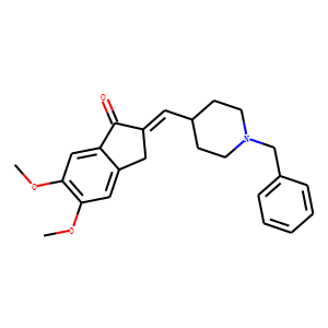 1-Benzyl-4-(5,6-dimethoxy-1-oxoindan-2-ylindenemethyl)piperidine