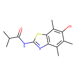 Propanamide,  N-(6-hydroxy-4,5,7-trimethyl-2-benzothiazolyl)-2-methyl-