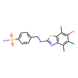 Benzenesulfonamide,  4-[[(6-hydroxy-4,5,7-trimethyl-2-benzothiazolyl)amino]methyl]-