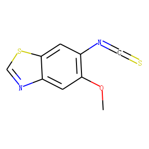 Benzothiazole, 6-isothiocyanato-5-methoxy- (9CI)