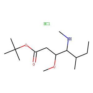 (3R,4S,5S)-3-Methoxy-5-methyl-4-(methylamino)heptanoic Acid 1,1-Dimethylethyl Ester Hydrochloride