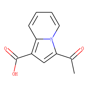 1-Indolizinecarboxylic acid, 3-acetyl-