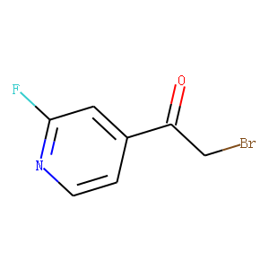2-BROMO-1-(2-FLUOROPYRIDIN-4-YL)ETHANONE