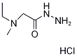 2-[ethyl(methyl)amino]acetohydrazide (non-preferred name)(SALTDATA: 2HCl)
