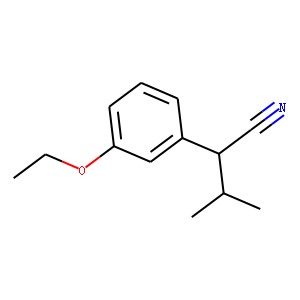 Benzeneacetonitrile, 3-ethoxy-alpha-(1-methylethyl)- (9CI)