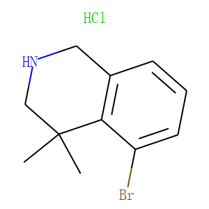 5-broMo-4,4-diMethyl-1,2,3,4-tetrahydroisoquinoline hydrochloride