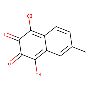 1,4-Naphthalenedione, 2,3-dihydroxy-6-methyl- (9CI)