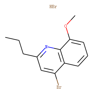 4-Bromo-8-methoxy-2-propylquinoline hydrobromide